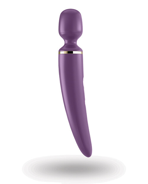 SATISFYER Wand-er Woman Body Wand - Purple/Gold (Rechargeable)