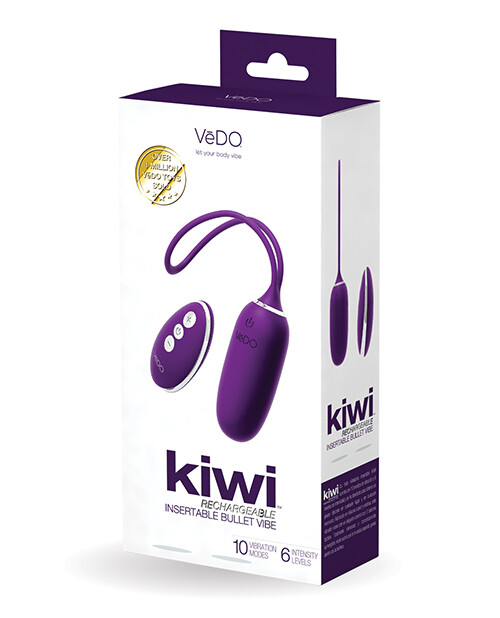 VEDO Kiwi Bullet - Purple (Remote Control/Rechargeable)