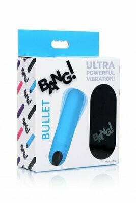 BANG! Bullet Vibe - Blue (Remote Control/Rechargeable)