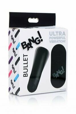BANG! Bullet Vibe - Black (Remote Control/Rechargeable)