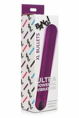 BANG! XL Vibrating Bullet - Purple (No Sleeve)