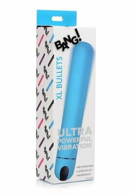 BANG! XL Vibrating Bullet - Blue (No Sleeve)