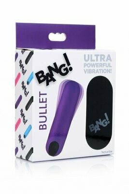 BANG! Bullet Vibe - Purple (Remote Control/Rechargeable)