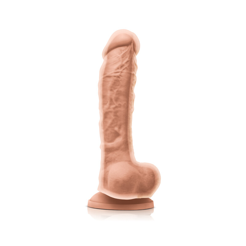 COLOURS Dual Density Dildo - White 8&quot;