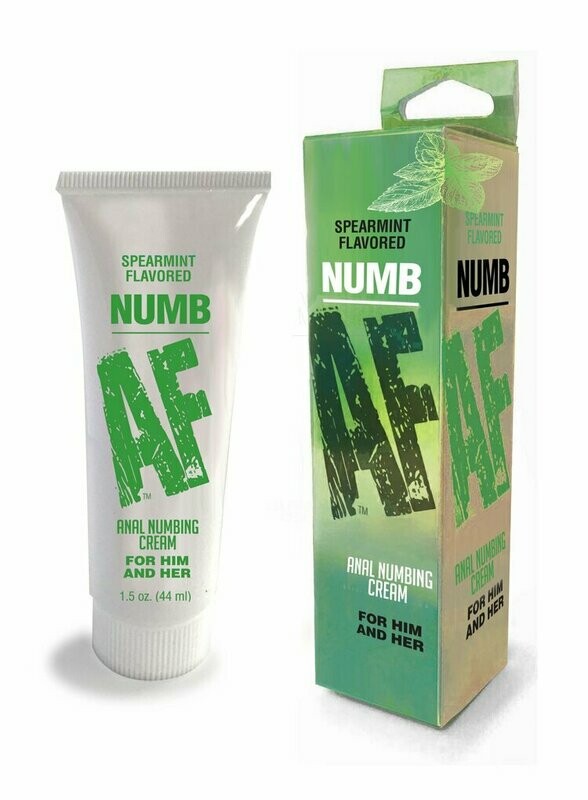 JUICY AF LUBE Numb Desensitizing Anal Cream Mint - 1.5 Oz