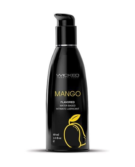 WICKED Aqua Mango Flavored Water Based 2 Oz