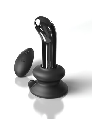 Icicles Number 84 Vibrating Glass G-Spot Vibe (Rechargeable/Remote Control)