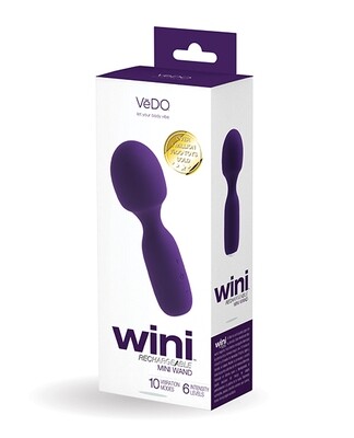 VEDO Wini Mini Massage Wand - Deep Purple