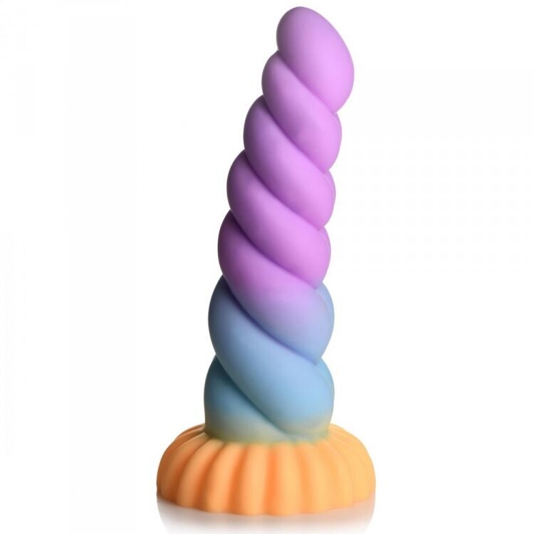 CREATURE COCKS Mystique Unicorn Silicone Dildo 7&quot;