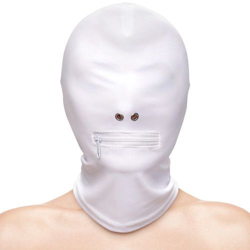 FETISH &amp; FANTASY Zippered Mouth Hood