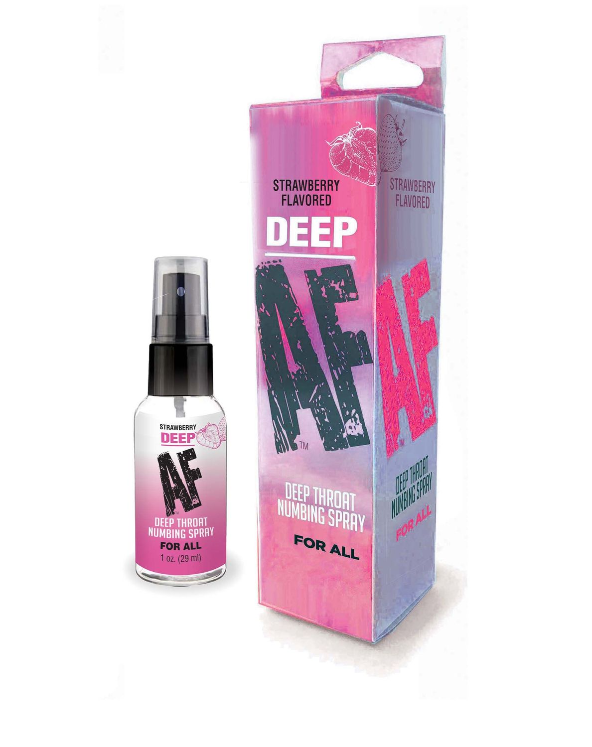 DEEP AF Numbing Throat Spray Strawberry