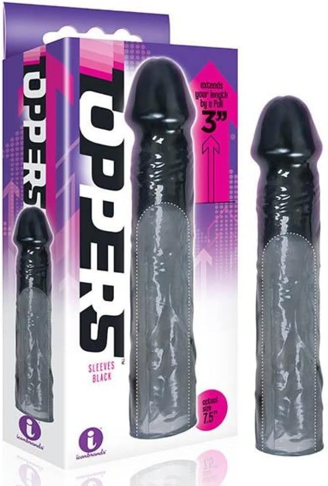 TOPPERS Penis Extender Black 7&quot;