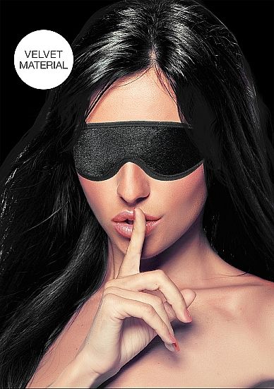 OUCH! Velvet &amp; Velcro Eye Mask Adjustable