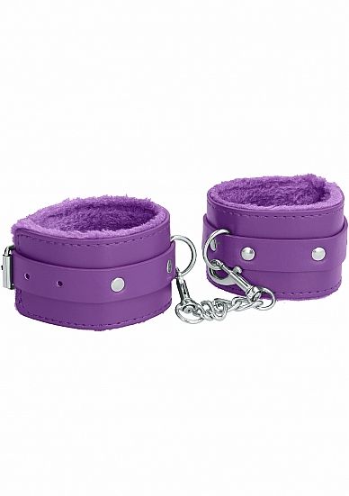 OUCH! Plush Leather Handcuffs