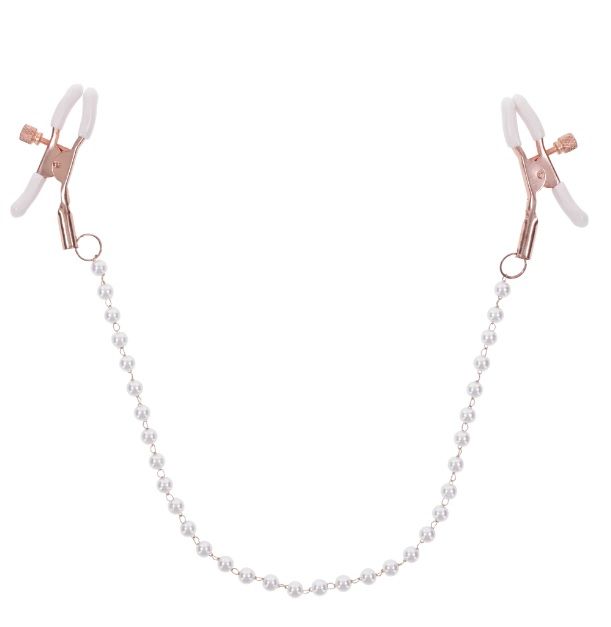 PEACHES N CREAM Pearl Nipple Clamps