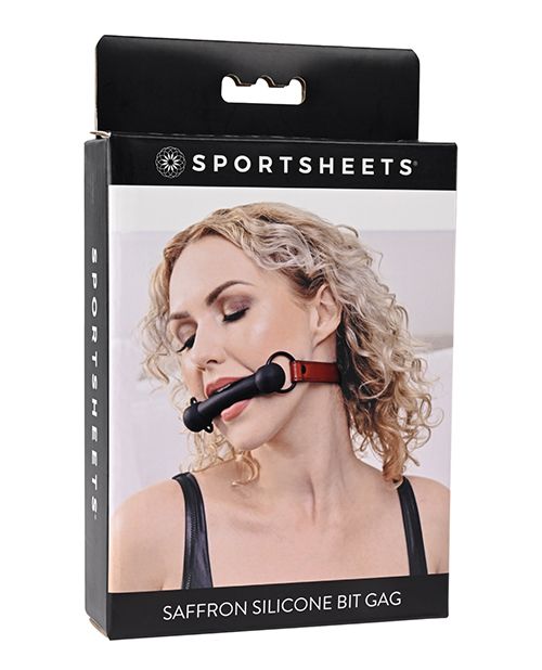 SPORTSHEETS Saffron Silicone Bit Gag