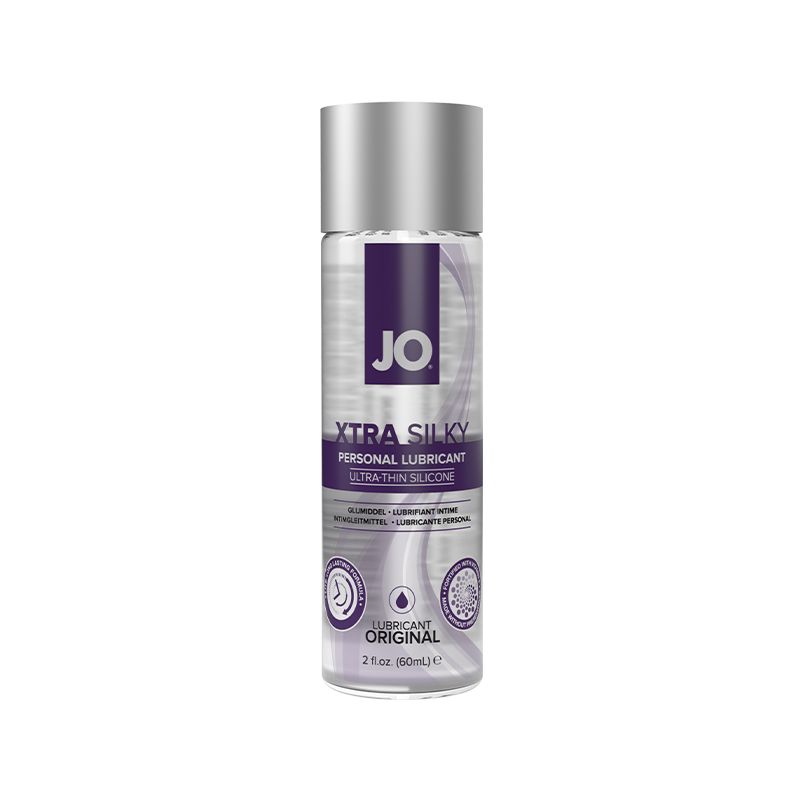 JO Xtra Silky Ultra-thin Silicone Lubricant 2 Oz