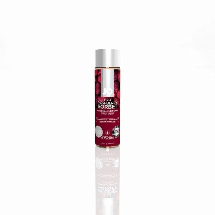 JO H2O Raspberry Sorbet Flavored Lube 4 Oz