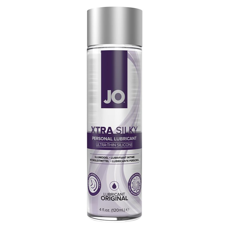 JO Xtra Silky Ultra-thin Silicone Lubricant 4 Oz