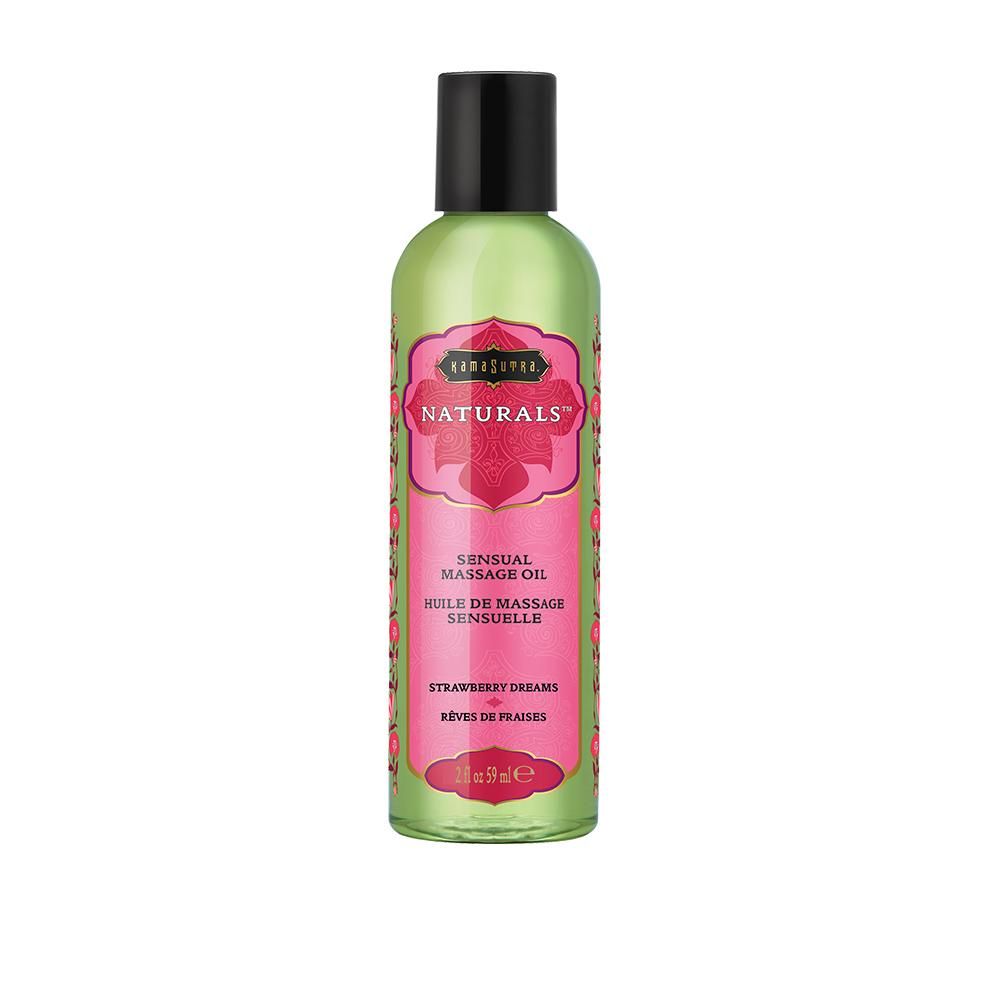 KAMA SUTRA Naturals Massage Oil Strawberry 2oz
