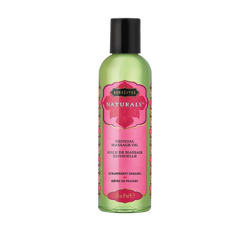 KAMA SUTRA Naturals Massage Oil Strawberry 2oz