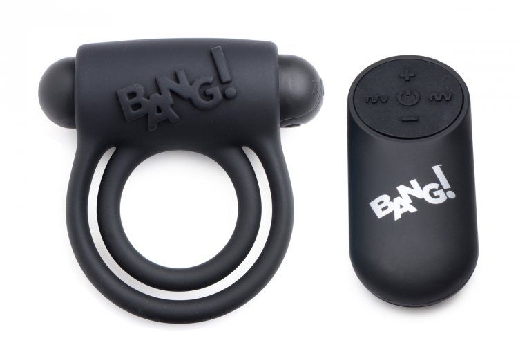 BANG! Silicone C-Ring &amp; Bullet W/ Remote