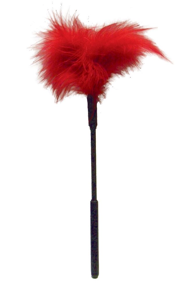 SPORTSHEETS Feather Tickler 7in Red