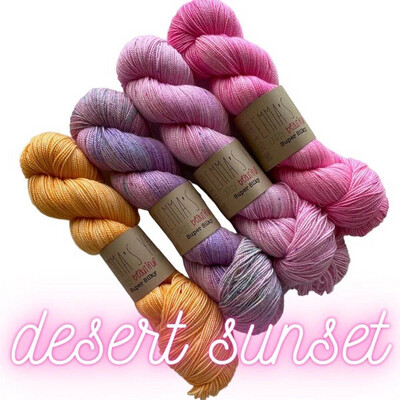 Desert Sunset Kits from Emma’s Yarn