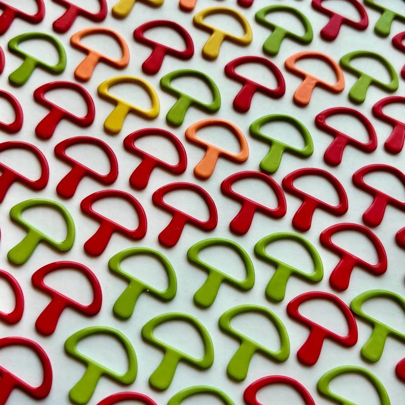 Comma Craft Mushroom Stitch Markers