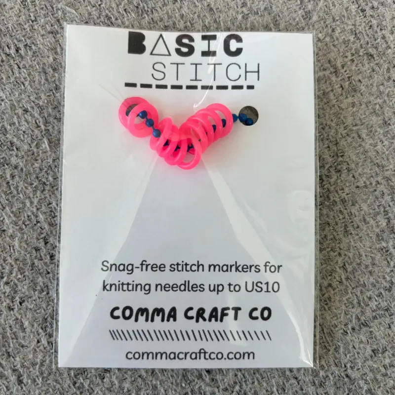 Comma Craft Silicone Stitch Markers