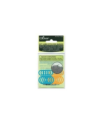 3108 Soft Ring Stitch Markers Jumbo (#17-35)