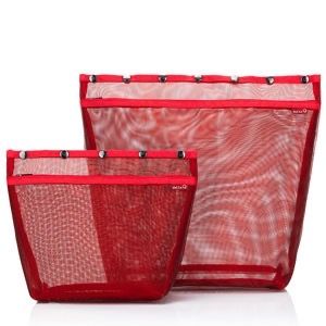Della Q Snap Bags, Size: L/XL, Style: Ribbon Red Standing