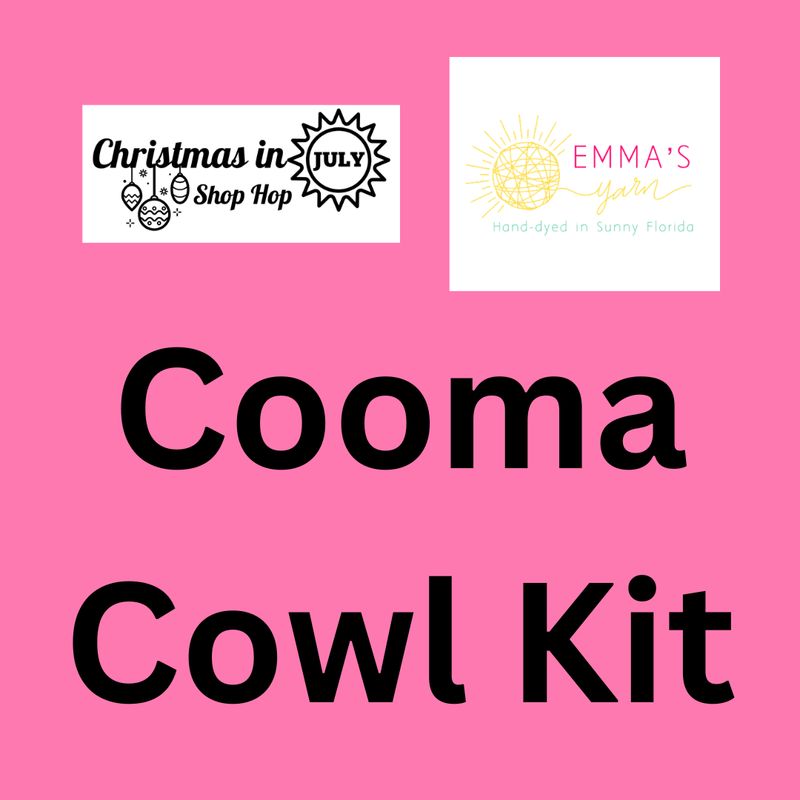 Emma's Yarn Cooma Cowl Kit Christmas in July Trunk Show