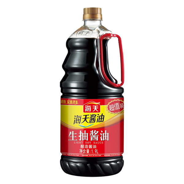 HADAY LIGHT SOY SAUCE YELLOW HEAD 海天生抽酱油 1.9KG