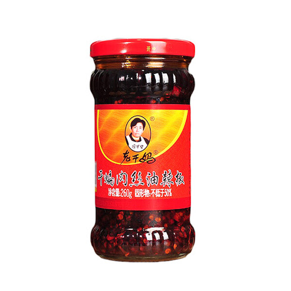 LAOGANMA MINCED PORK OIL CHILI (03) 老干妈干煸肉丝油辣椒 210G