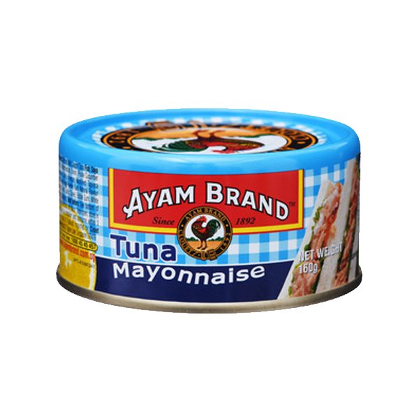 AYAM BRAND TUNA NATURAL MAYONNAISE 雄鸡牌三文鱼沙律酱 (160G)