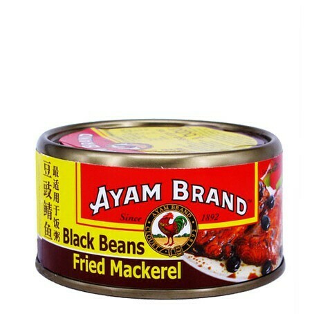 AYAM BRAND F/MACKEREL W/BLACK BEANS 雄鸡牌豆鼓鲭鱼 (150G)