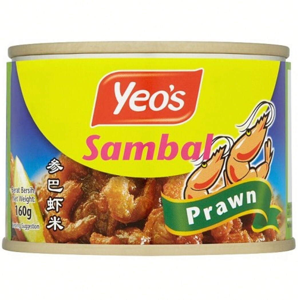 YEO'S SAMBAL UDANG / IKAN BILIS 杨协成叁芭虾米 / 叁巴江鱼 (160G)