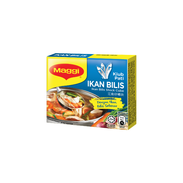 MAGGI IKAN BILIS STOCK CUBE 美极江鱼仔精块 60G
