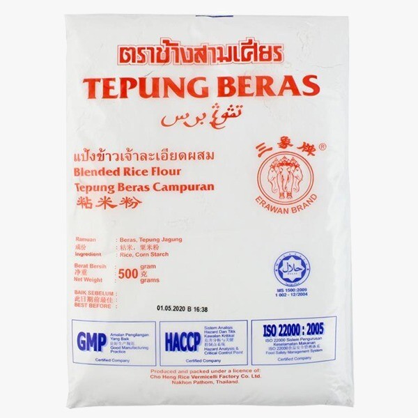 ERAWAN FLOUR RICE 三象粘米粉 500G