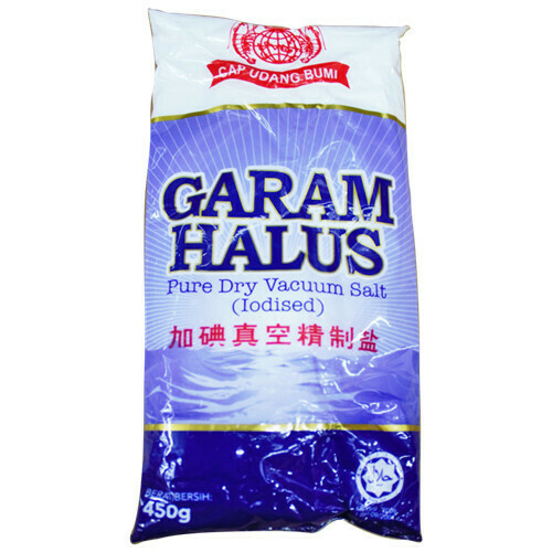 CAP UDANG BUMI SALT TINY 真空幼盐 450G