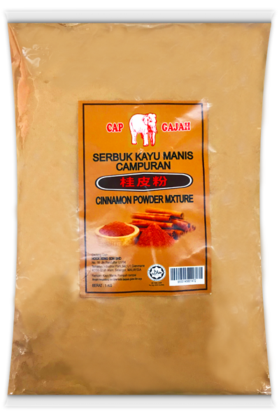 GAJAH CINNAMON POWDER MIXTURE 象标桂皮粉 1KG