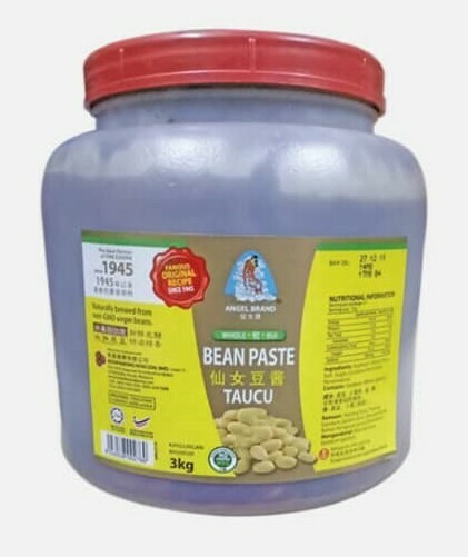 ANGEL TAUCU BEAN WHOLE 仙女粗豆酱  3KG