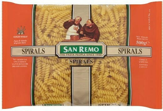 SAN REMO SPIRALS 意大利面卷粉 500G