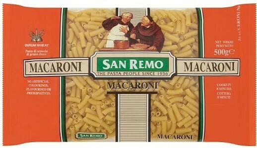 SAN REMO MACARONI 意大利面 500G