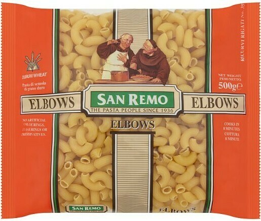 SAN REMO PASTA ELBOWS NO.35 通心 意大利面 500G