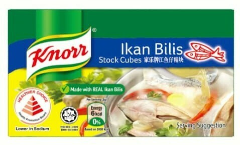 KNORR IKAN BILIS CUBES 家乐江鱼仔精块 60G