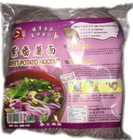 KH SWEET POTATO NOODLES 紫番薯拉面 500G