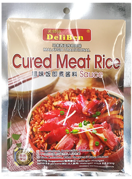 DELIBEN CURED MEAT RICE SAUCE 关师傅腊味饭即煮酱料 200G