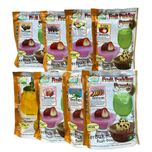 HAPPY GRASS POWDER FRUIT PUDDING 快乐草水果布丁粉 220G